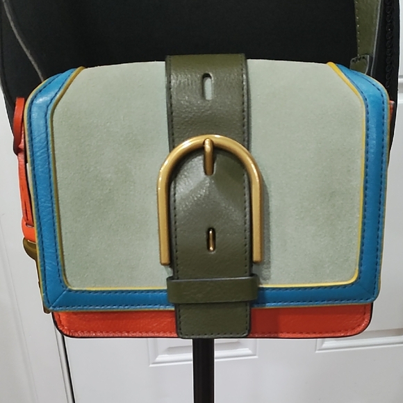 Fossil Green and Blue Crossbody Bag - Picture 3 of 16